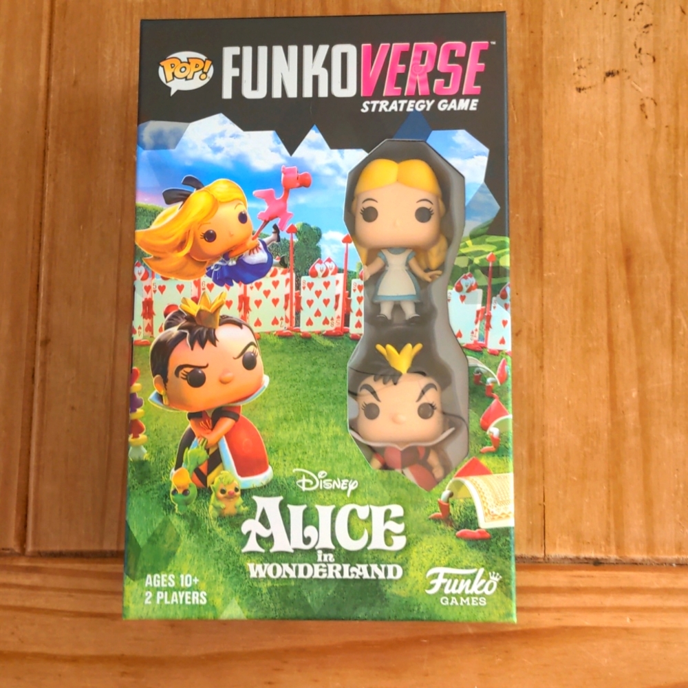 New in Box FUNKOVerse Disney's Alice in Wonderland Strategy Game